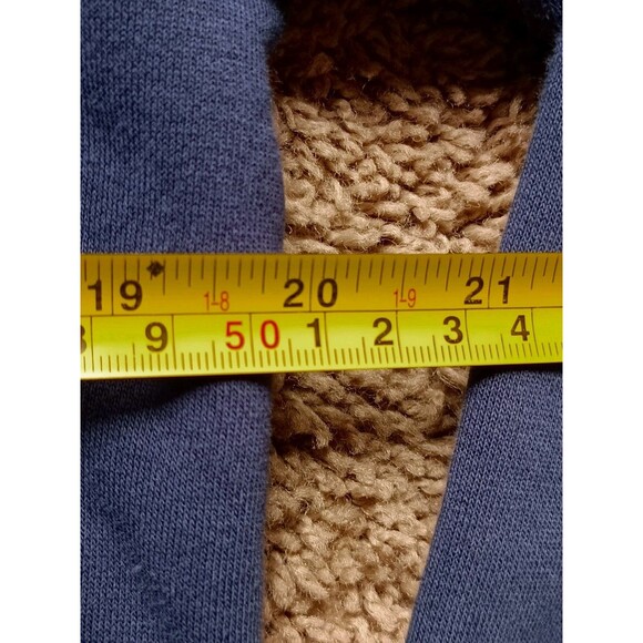 Nike Pullover Hoodie Men's Small Space Graphic Fleece Blue Long Sleeve - Picture 7 of 8